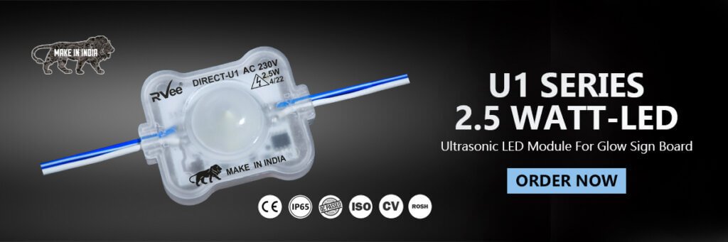 ultrasonic signboard led module